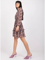 Dámske šaty-TW-SK-BI-0928-3.48-hnedé Dámske šaty-TW-SK-BI-0928-3.48-hnedé
