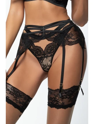 Podväzkový pás V-10712 čierny - Axami