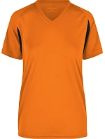 Daiber JN 316 Dámske bežecké tričko 02.0316 oranžové/čierne Daiber JN 316 Dámske bežecké tričko 02.0316 oranžové/čierne