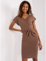 Šaty RV SK 8018.91 svetlohnedá