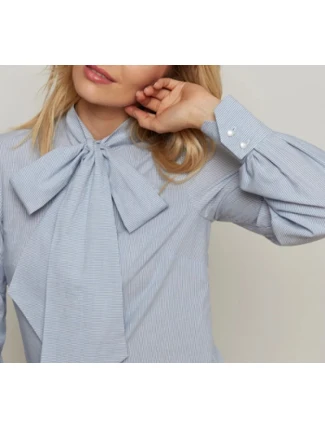Dámska košeľa Kokarda Modro-biela - Bubala