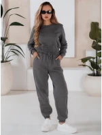 Dámske tmavosivé tepláky KEILI FashionStreet AY0647
