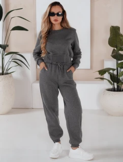 Dámske tmavosivé tepláky KEILI FashionStreet AY0647