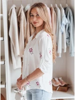 Dámske nadrozmerné tričko s hviezdami ASTROWIA white FashionStreet DY0452 Dámske nadrozmerné tričko s hviezdami ASTROWIA white FashionStreet DY0452
