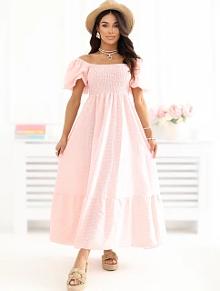 Šaty IR SK 2802.18 broskyňové