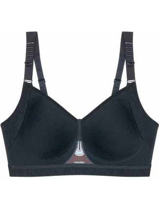 Dámska športová podprsenka Triaction Gravity Lite N EX - BLACK - čierna 0004 - TRIUMPH