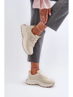 Sneakersy Damskie HI-POLY SYSTEM Big Star NN274A105 Beżowe