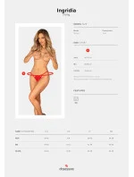 Neodolateľné tangá otvorené Ingridia thong - Obsessive Neodolateľné tangá otvorené Ingridia thong - Obsessive