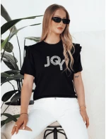 Dámske tričko JOY black FashionStreet RY2526