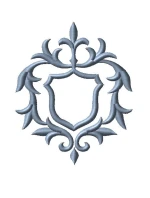 rám pre výšivku monogramu erbu jednoduchý rám pre výšivku monogramu erbu jednoduchý