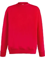 Fruit of the Loom Lightweight Set-In Sweat Pánska mikina 16.2156 červená Fruit of the Loom Lightweight Set-In Sweat Pánska mikina 16.2156 červená
