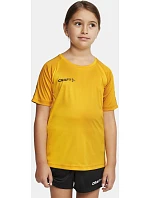 Craft Teamwear Squad Go Contrast Jersey Jr Detské kontrastné športové tričko 82.2727 biele Craft Teamwear Squad Go Contrast Jersey Jr Detské kontrastné športové tričko 82.2727 biele