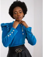 Blúzka DHJ BZ 6533A.44P tmavo modrá