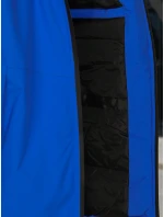 Pánska zimná bunda s kapucňou modrá FashionStreet TX5122