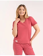 Pyžamo Moraj PDD4300-024 červené/r S–3XL Pyžamo Moraj PDD4300-024 červené/r S–3XL
