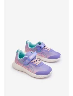 Lekkie Dziecięce Buty Sportowe Memory Foam System Big Star LL374151 Fioletowe
