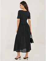 Šaty MI SK 26044.79 čierne Šaty MI SK 26044.79 čierne