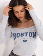 Blúzka WT BZ A1251.33 svetlosivá