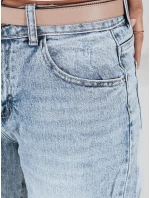 Dámske baggy džínsy svetlomodré FashionStreet UY2805 Dámske baggy džínsy svetlomodré FashionStreet UY2805