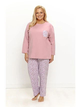 Pyžamo Taro 3655 Agnessa s dlhými rukávmi 2XL–3XL Z26