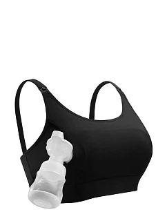 Kojacie podprsenka Momcozy typu „hands-free“, čierna, veľkosť 2XL