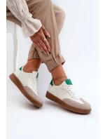 Sneakersy Buty Sportowe Niskie Damskie Białe Uvetta