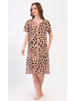 Dámske šaty s krátkym rukávom Leopard Home Dámske šaty s krátkym rukávom Leopard Home