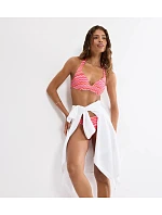 MIX & MATCH SUMMER - Push-up plavková podprsenka bez kostice s ramienkami za krk Triumph