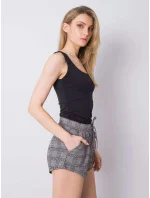 Šortky D17003O61874K šedá čierna