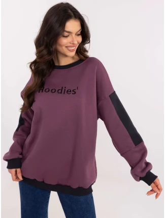 Mikina EM BL 983.10X tmavo fialová