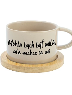 MOHLA BY som byť sladká, ale nechcem - pohár na krémové makrónky 200 ml