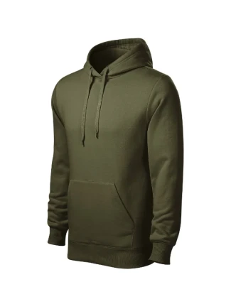 Pánska vojenská mikina s plášťom