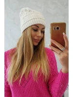 Fleecová čiapka Marta K231 biela Fleecová čiapka Marta K231 biela