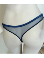 Dámske tangá 90601 Petrol Blue with Gold - Selmark Dámske tangá 90601 Petrol Blue with Gold - Selmark