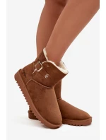 Śniegowce Damskie Z Klamrą Wrangler 20253091.37B Camel