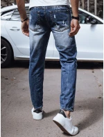Pánske džínsové nohavice s odretou modrou FashionStreet UX4349