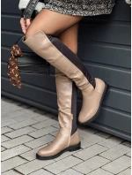 Dámske dlhé kávové topánky LONGDIT FashionStreet ZY0501