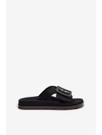 Pachnące Klapki Damskie Z Ozdobną Klamrą ZAXY RR285078 Czarne