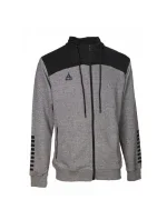 Select Oxford Zip Hoodie U T26-01811 šedá/čierna mikina Select Oxford Zip Hoodie U T26-01811 šedá/čierna mikina
