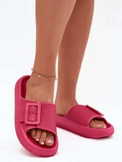 Dámske penové sandále na platforme s prackou Big Star RR274A583 Fuchsia