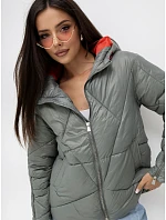 Bunda D50048X44517A1 v khaki farbe Bunda D50048X44517A1 v khaki farbe