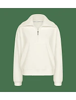 Svetor Velour Rib Sweater krémový Silk White – TRIUMPH Svetor Velour Rib Sweater krémový Silk White – TRIUMPH