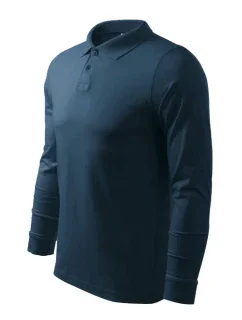 Single J. LS pánska polokošeľa námornícka modrá