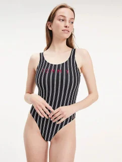 Jednodielne plavky UW0UW01810-415 modrá - Tommy Hilfiger