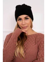 Fleecová čiapka Anna K238 čierna
