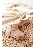 Detské teplé snežnice Suede Beige Gooby