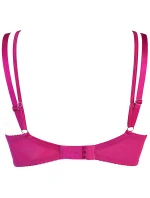 Dámska push-up podprsenka V-10261 Fuchsia dark pink - Axami