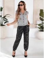 Dámske kožené nohavice MAGIR black FashionStreet UY1683