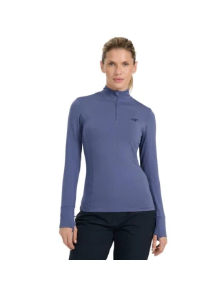 Dámska termo mikina 4F F098 denim 4FWAW25UBRUF098 32S