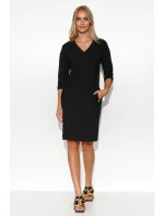 Dámske šaty M779 Čierna - Makadamia Dámske šaty M779 Čierna - Makadamia